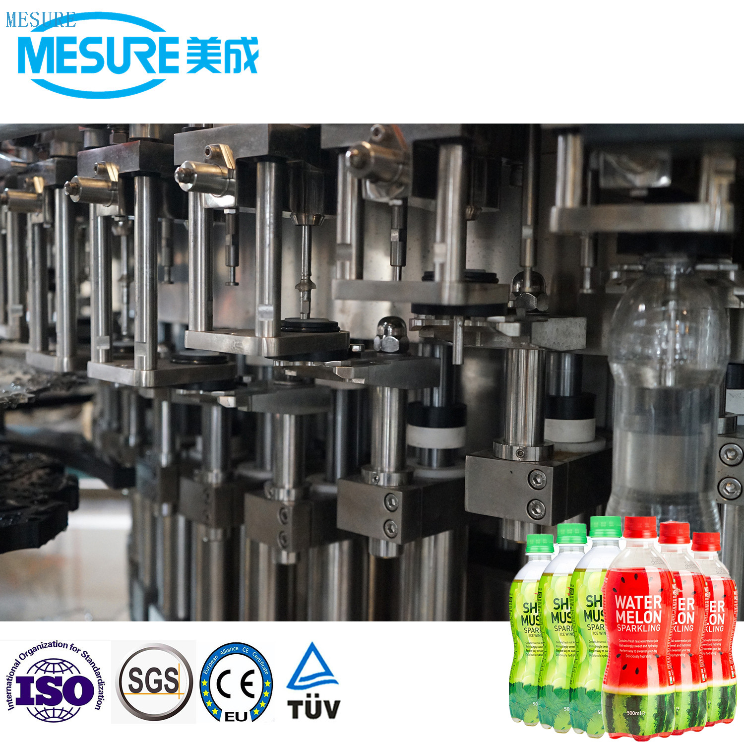 1500bphple Pet Bottle Bottle Liber Drink Sparkling Water Machine 