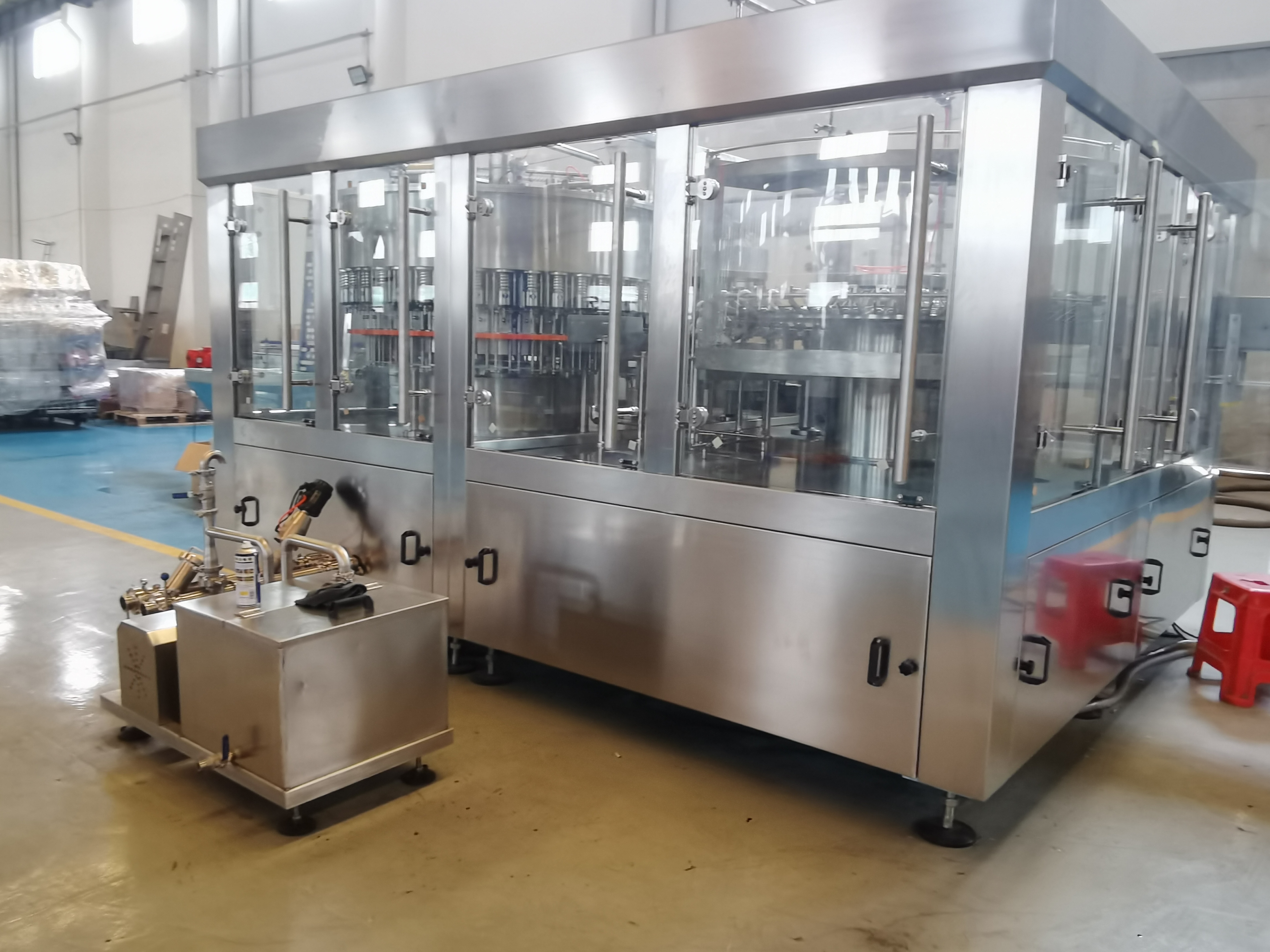 Полная автоматическая стеклянная бутылочная начинка/ наполнитель из стеклянной бутылки