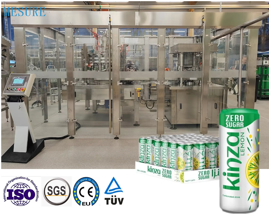 Пользовательские машины для заполнения для пива/газированных напитков | Эффективная линия упаковки малого бизнеса с герметизацией