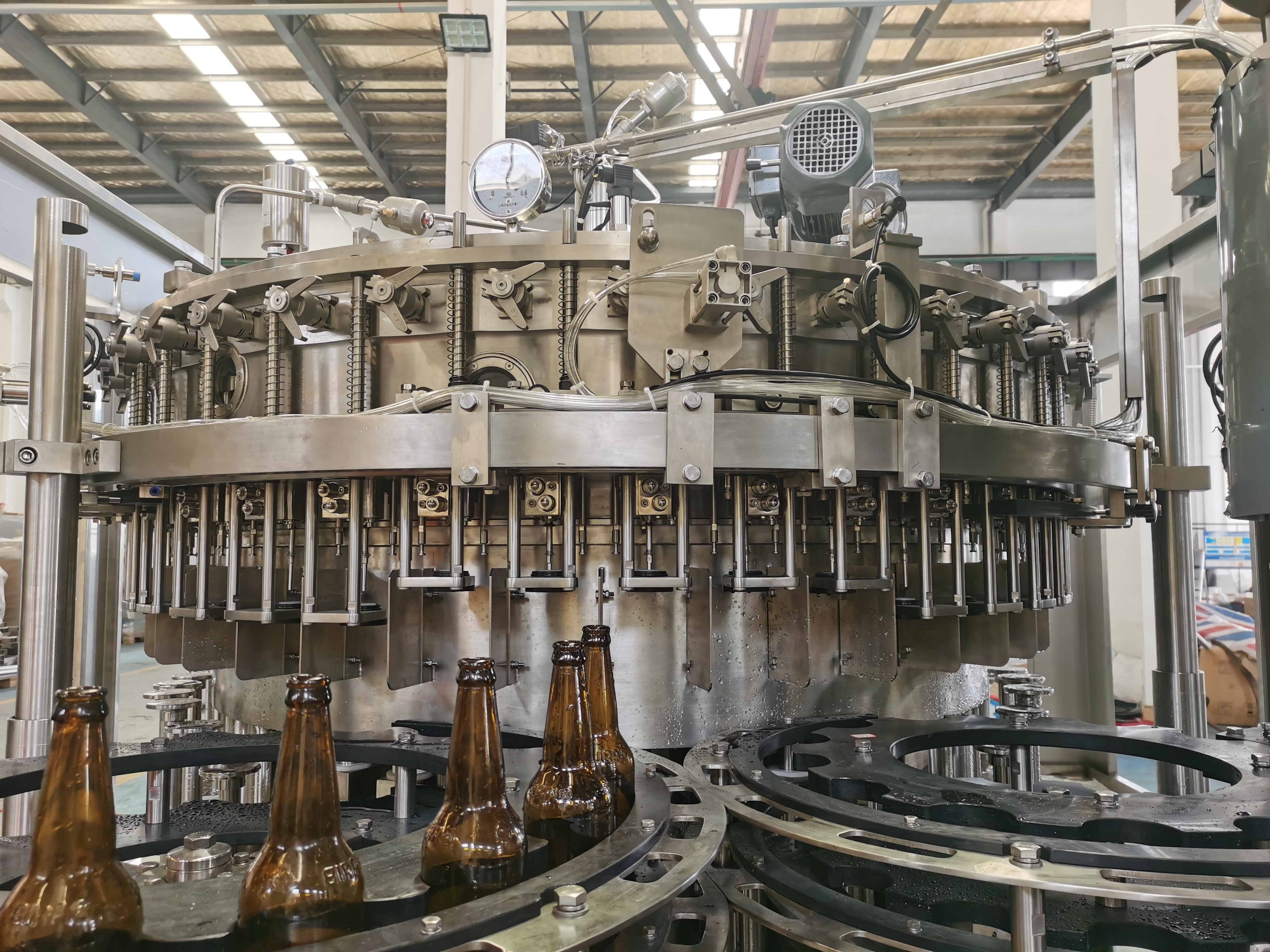 Стеклянная бутилированная пивная начинка 