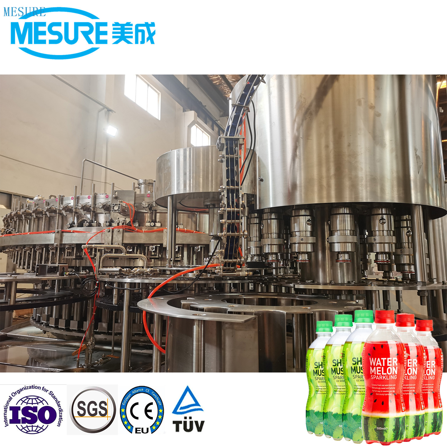 1500bphple Pet Bottle Bottle Liber Drink Sparkling Water Machine 