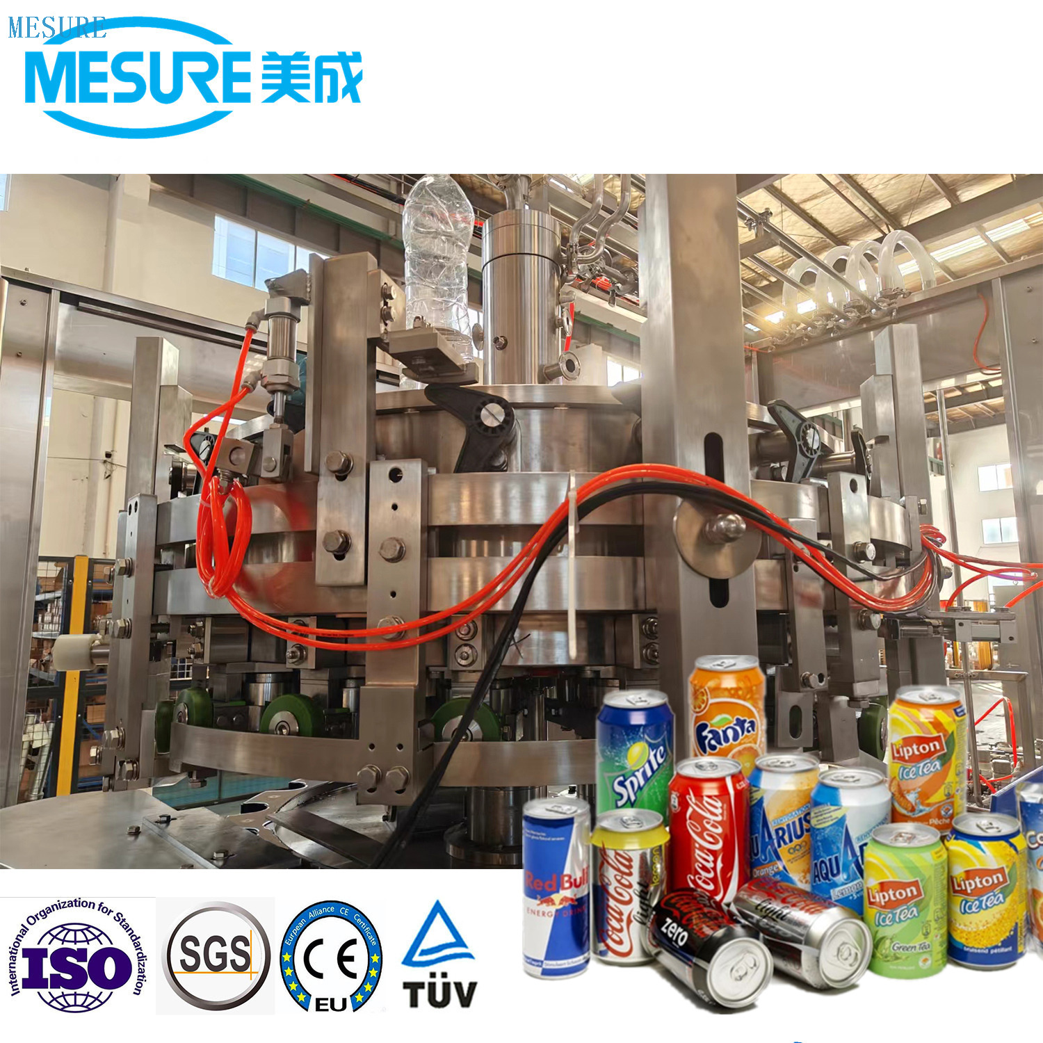 Эффективные машины для заполнения и герметизации - пользовательские газированные линии напитков для небольшого бизнеса | Пиво и жидкость