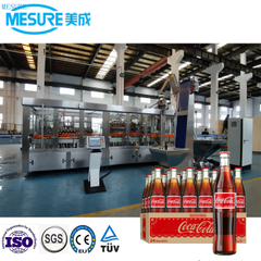 Эффективная стеклянная бутылка, сверкающая газированная газированная начинка