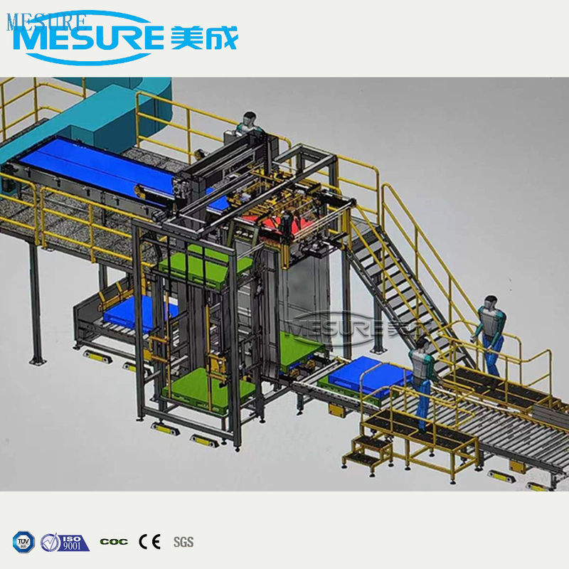 Автоматическая колонна типа робот -картонная коробка коробка коробки 5 галлона стеклянная бутылка банки с бочкой.